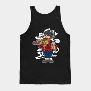 Pizza Beard Tank Top